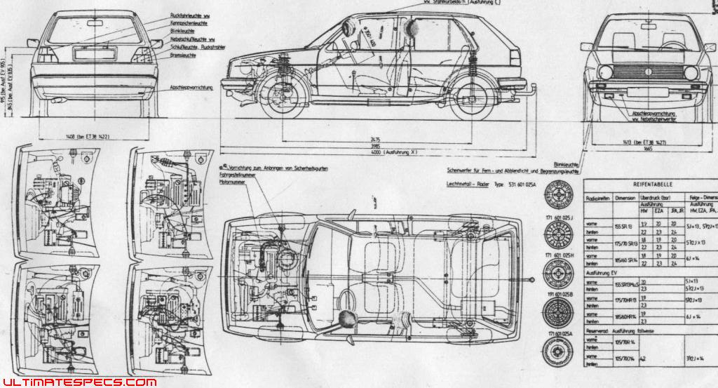 VWVortex.com - Looking for a technical diagram of a MK2 GTI