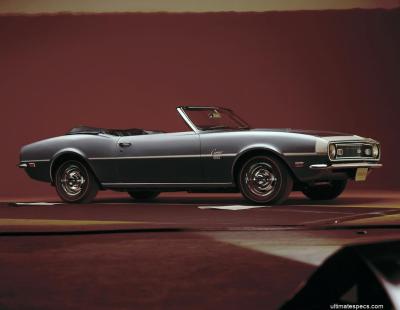 Chevrolet Camaro 1st-Gen Convertible 1968 250 Turbo-Thrift Powerglide 2-speed (1967)
