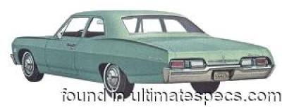 Chevrolet Biscayne 4th Gen 2 Door Sedan 1967 250 Turbo-Thrift Powerglide 2-speed (1966)