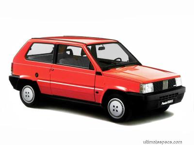 Fiat Panda 1986 Facelift 1000 4-speed (falta consumos) (1986)