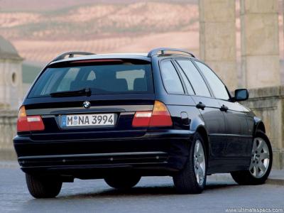  BMW E46 Serie 3 Touring 325i Especificaciones técnicas, consumo de combustible, dimensiones