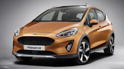 Ford Fiesta 2018 Active 1.0 EcoBoost 100HP specs, dimensions