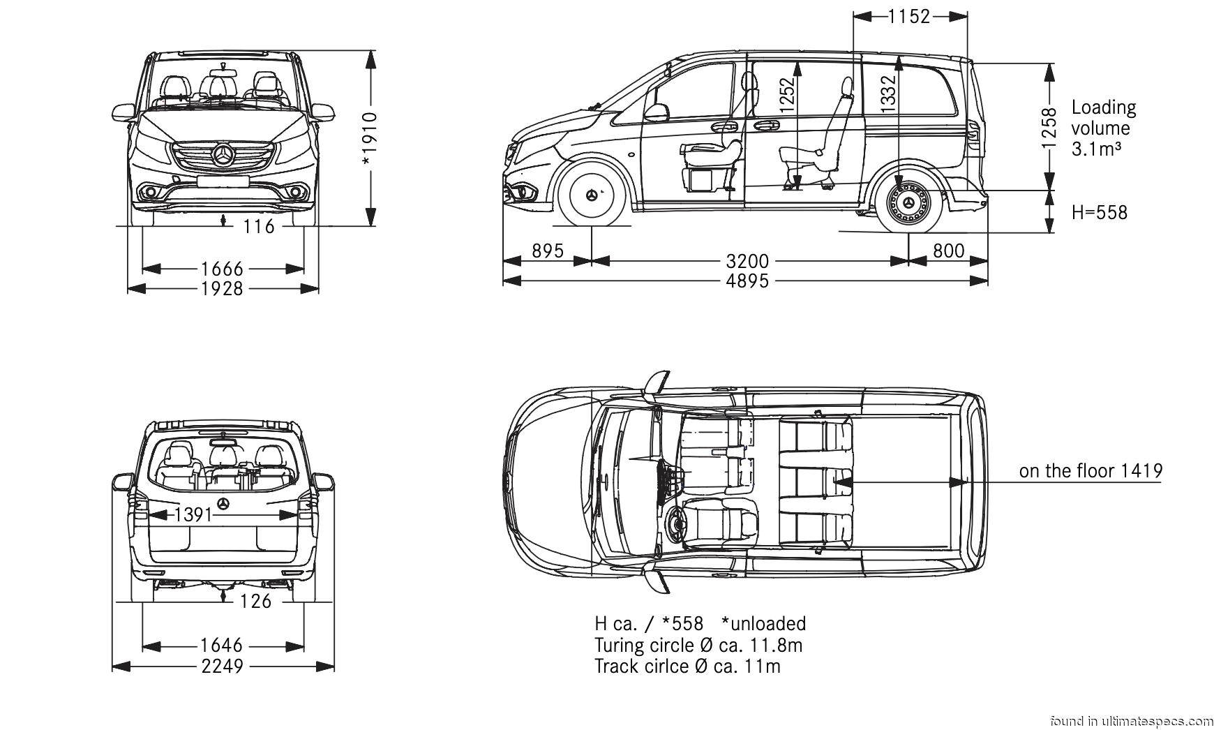 Mercedes Benz Vito 2019 Mixto L1 Compact