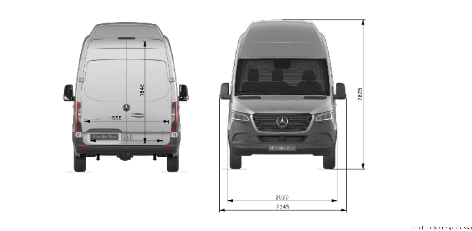 Mercedes Benz Sprinter 2019 L4H3 RWD