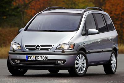 Opel Zafira 16v Specs, Dimensions