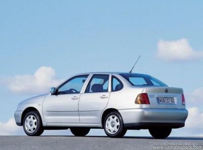 1994 Volkswagen Polo III (6N/6KV) 1.3 (55 CH)  Fiche technique,  consommation de carburant , Dimensions