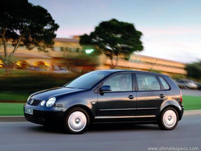 Symphony Rafflesia Arnoldi Characterize Volkswagen Polo 4 (9N) 1.4 TDI 75HP Highline Technical Specs, Dimensions