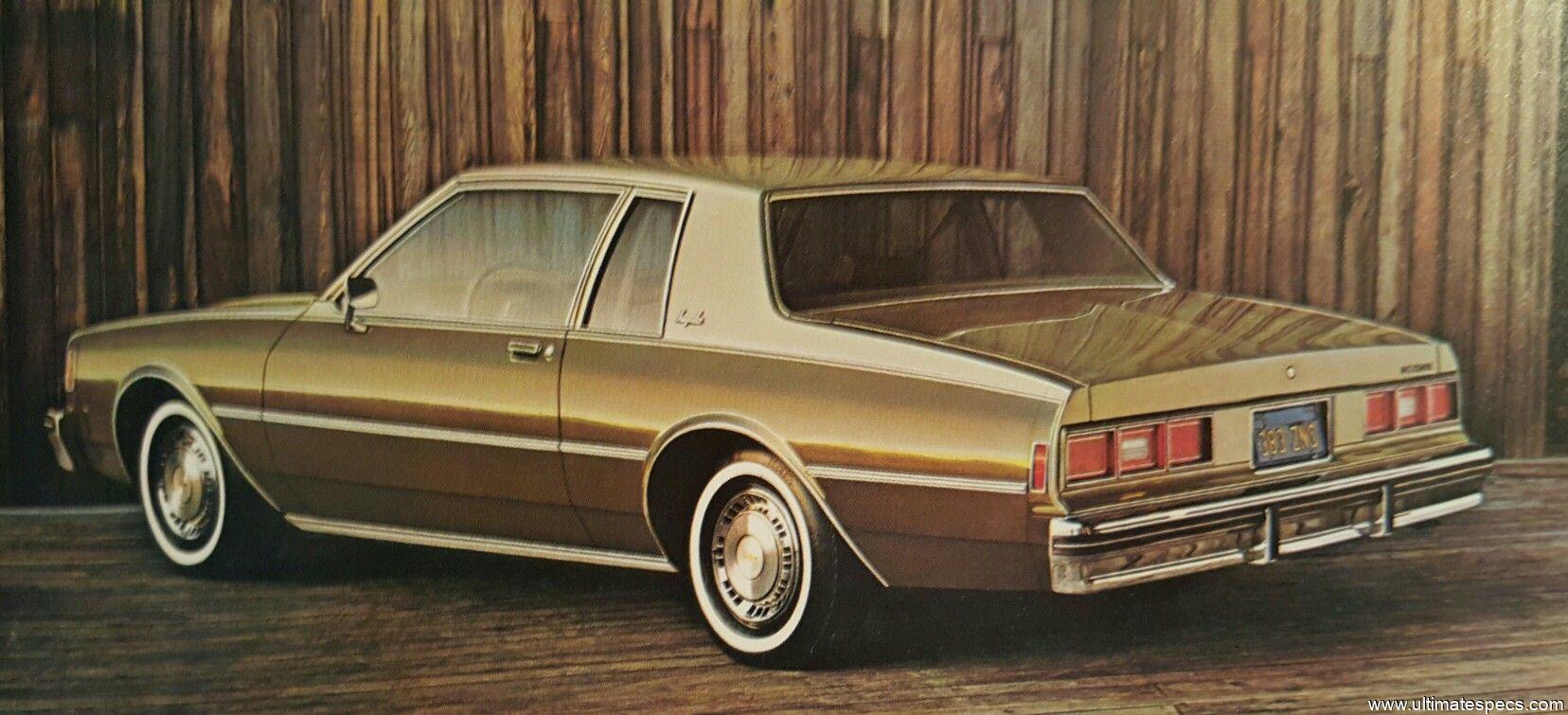 Chevrolet Impala 6 Sport Coupe 1980