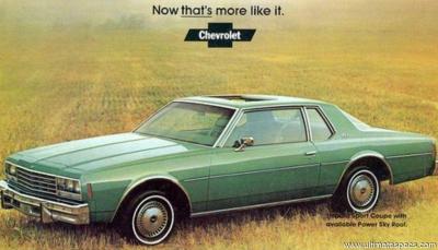 Chevrolet Impala 6 Sport Coupe 1977 250 90hp (1977)