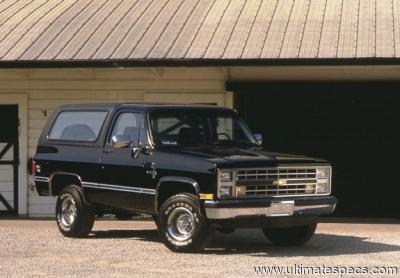 Chevrolet Blazer 1985 350 4WD V8 EFi (1987)