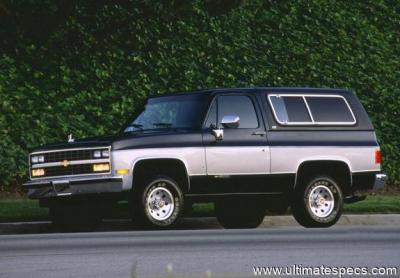 Chevrolet Blazer 1989 350 4WD V8 EFi (1988)