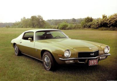 Chevrolet Camaro 2nd-Gen 1972 SS 350 V8 4-speed Manual (1971)