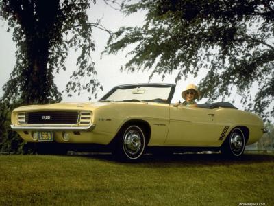Chevrolet Camaro 1st-Gen Convertible 1969 230 Turbo-Thrift 4-speed Manual (1968)