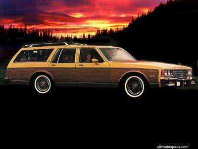 Chevrolet Caprice 3 Wagon 1980 5.7 Diesel V8 Automatic 3-speed (1979)