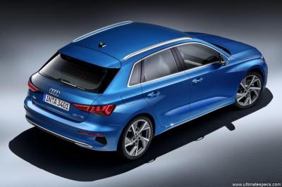 Fiche technique Audi A3 (8Y) Sportback par Motorisation et version