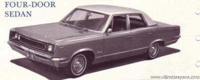 AMC Rambler Rebel 4-Door Sedan 550 232-2B Six 3-Speed Manual (1966)