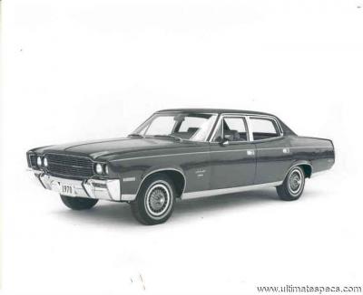 AMC Ambassador 1970 Sedan 390 V8 Shift-Command Auto DPL (1969)