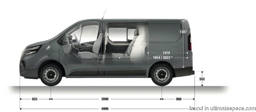 Nissan Primastar L1H1 CrewCab