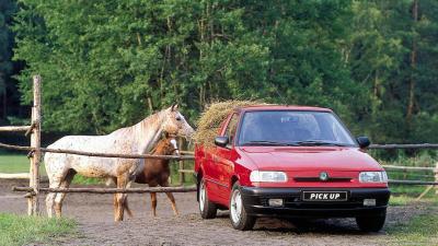 Skoda Pickup 1 .9D plastic canvas (1999)