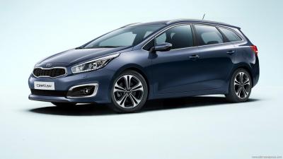 Specs for all Kia Ceed SW 2016 versions