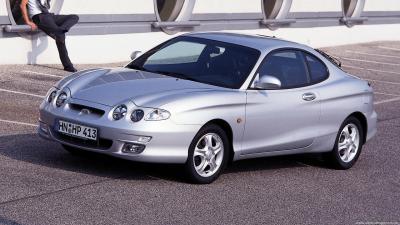 Hyundai coupe side view isolated on white background Stock Photo  Alamy