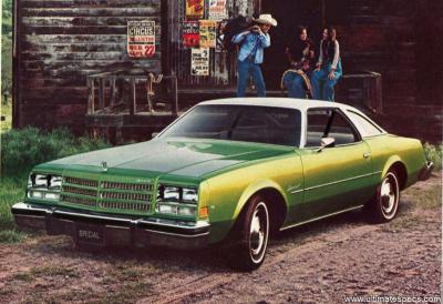 Buick Century Colonnade Hardtop Coupe 1976 5.7 V8 Hydra-Matic Auto (1975)