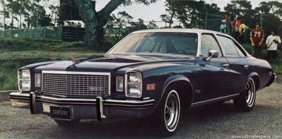 Buick Century Hardtop Sedan 1976 Custom 3.8 V6 (1975)