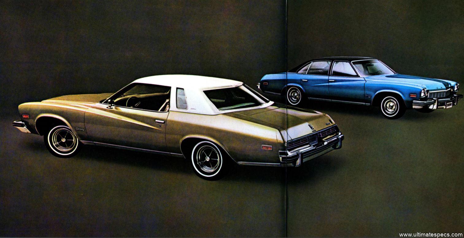 Buick Century Luxus Colonnade Hardtop Coupe 1974