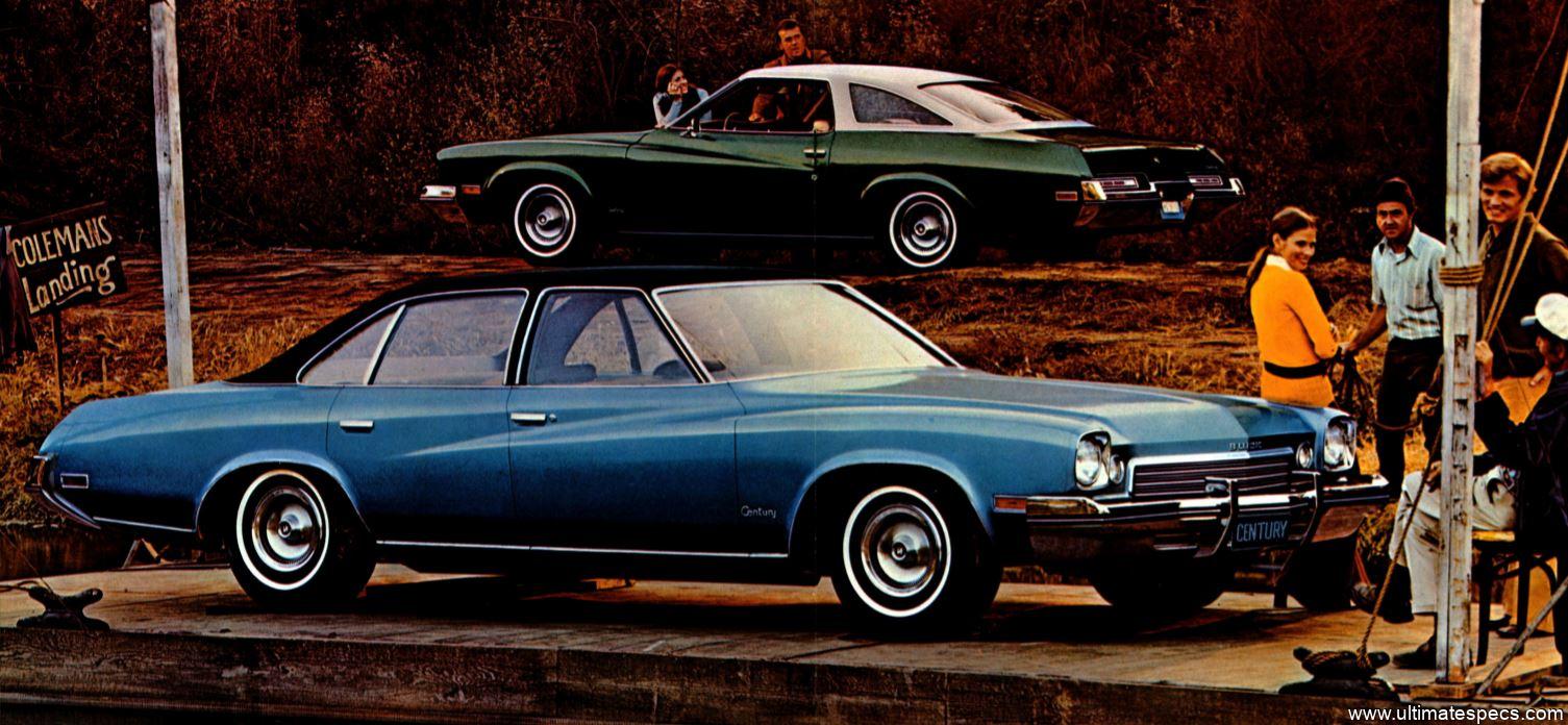 Buick Century Colonnade Hardtop Sedan 1973