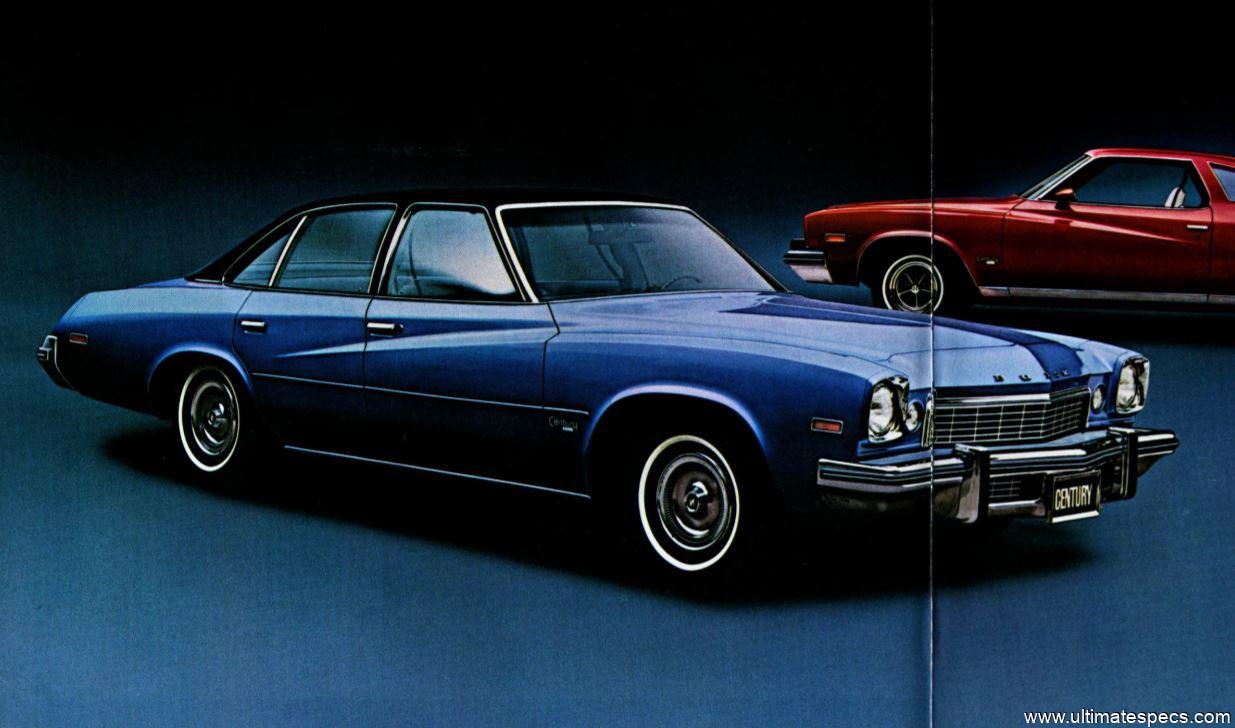 Buick Century Colonnade Hardtop Sedan 1974