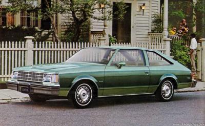 Buick Century Fastback Coupe 1978 5.0 V8 Auto Special 147HP (1977)