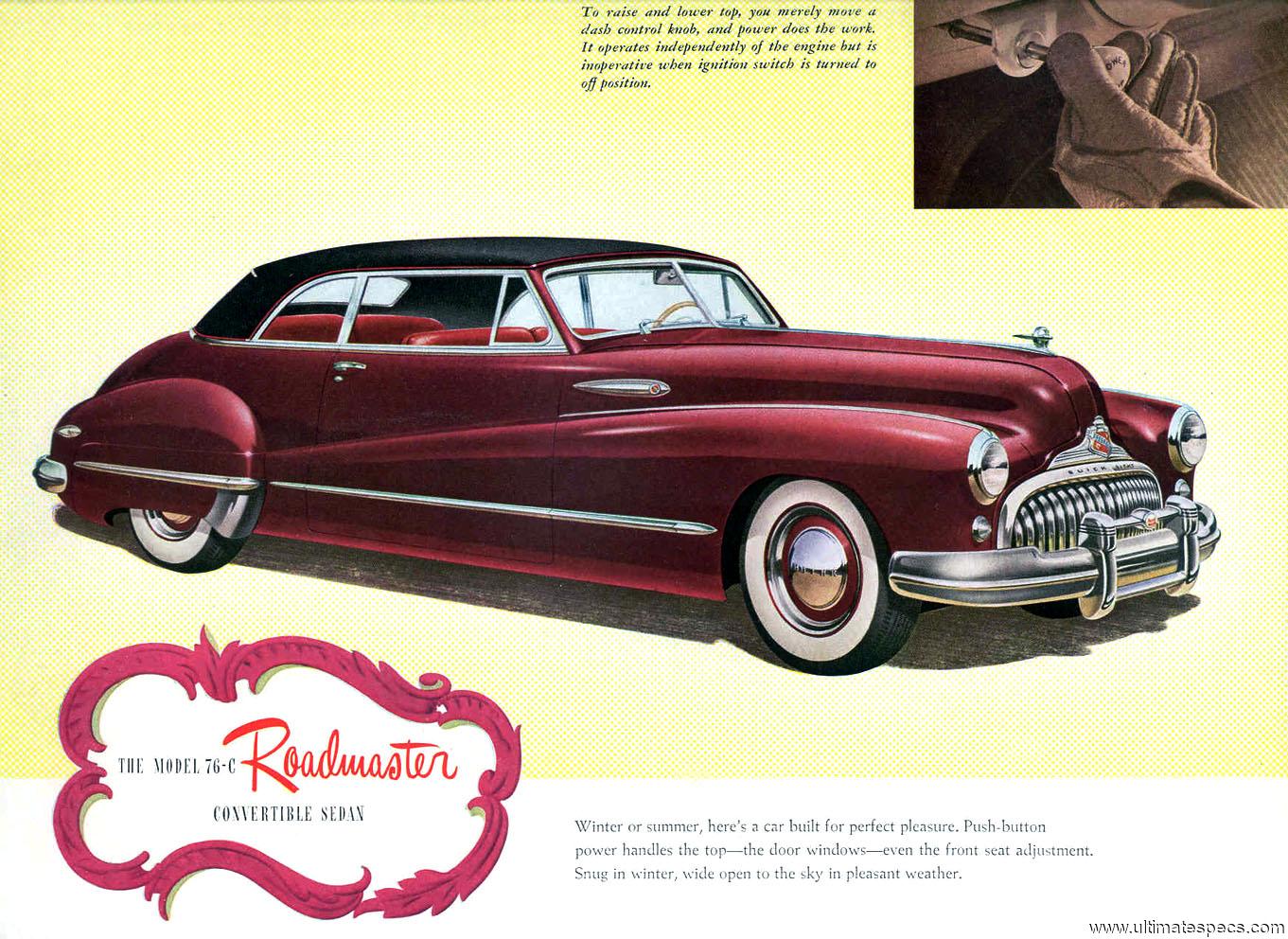 Buick Roadmaster Convertible Sedan 1946