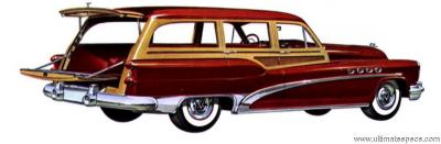 Buick Roadmaster Estate Wagon 1953 Model 79R V8 Dynaflow Auto (1952)