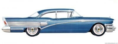 Buick Special Sedan 4-door 1958 Model 41D Flight-Pitch-Dynaflow Auto (1957)