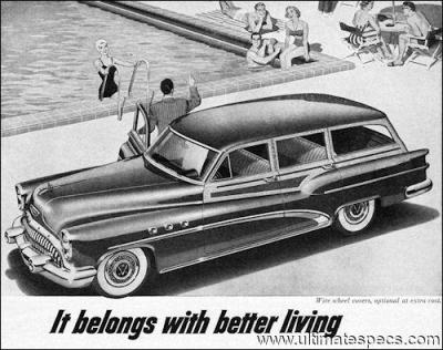 Buick Super Estate Wagon 1953 Model 59 Dynaflow Auto (1952)
