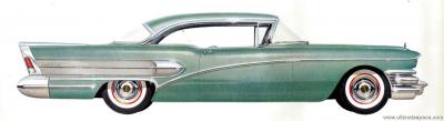 Buick Century 2-Door Riviera 1958 Model 66R Flight-Pitch-Dynaflow Auto (1957)
