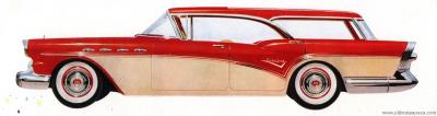Buick Century Estate Wagon 1957 Caballero Model 69 Dynaflow Auto (1956)