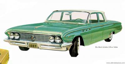 Buick LeSabre 2-Door Sedan 1961 Turbine Drive Wildcat 405-4B (1960)