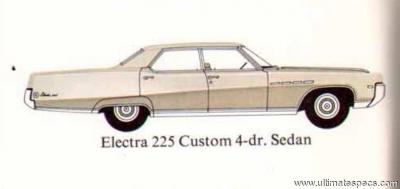Buick Electra 225 4-Door Sedan 1969 Custom 430-4 V8 (1968)