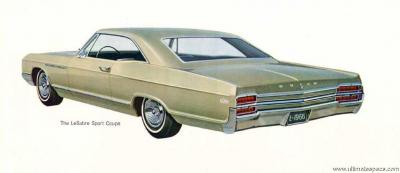 Buick LeSabre Sport Coupe 1966 Custom 340 V8 Wildcat 375 Super Turbine 400 Auto (1965)