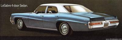 Buick LeSabre 4-Door Sedan 1970 350-4 V-8 Hydra-Matic Auto (1969)