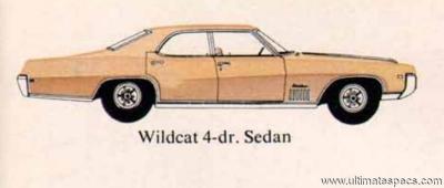 Buick Wildcat 4-Door Sedan 1969 3-speed (1968)