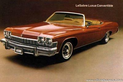 Buick LeSabre Convertible 1974 Luxus 350-4 V8 Twin-exhaust Auto (1973)