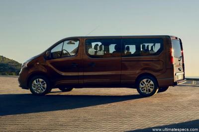Specs for all Renault Trafic 3 Phase 2 Grand Passenger versions