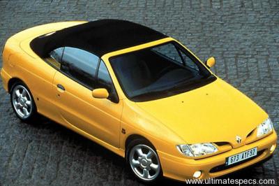 Original Renault 1.4 16V Links Abzeichen Megane Mk1 Coupe Cabrio 1996-03