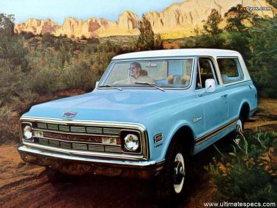 Chevrolet Blazer 1969 350 2WD V8 4-speed (1970)