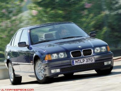  BMW E36 3 Series Sedan 325 tds Ficha técnica, Consumo de combustible, Dimensiones
