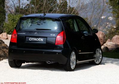 Citroen C2 1.1I Technical Specs, Dimensions