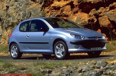 Peugeot 206 1.4 HDi specs, dimensions