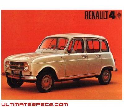 Renault 4 Tl Technical Specs Dimensions Renault 4 Tl Technical Specs Dimensions